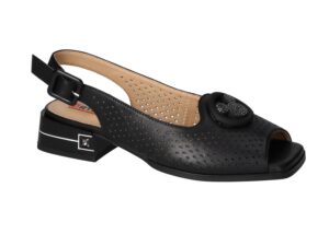 Artiker women's sandals 54C-1631 black buckle