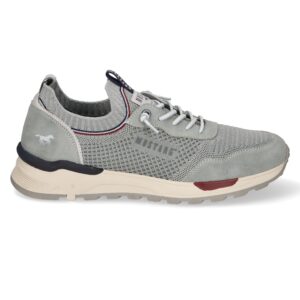 Men's Mustang 4186-308-022 grey lace-up shoes