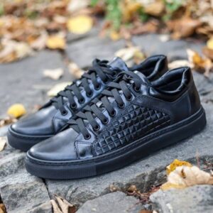 Baskets noires Cube Domeno pour hommes