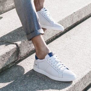 White men's sneakers #001 Domeno