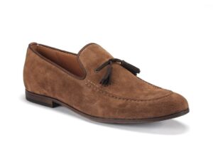 Men's brown moccasins 4426BR747 Domeno