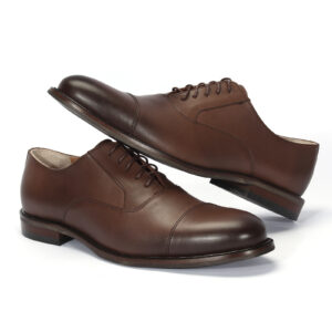 Brown formal half shoes Robert Domeno