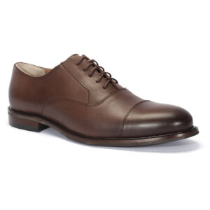 Brown formal half shoes Robert Domeno
