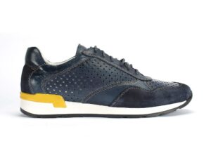 Navy blue men's PETER Domeno sneakers