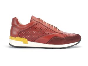 Maroon men's PETER Domeno sneakers