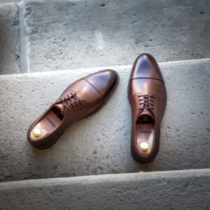 Elegant men's leather shoes 3712 Domeno