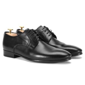 Zwarte halve schoenen 3405 Domeno