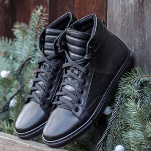Baskets ROGER Domeno noires pour hommes