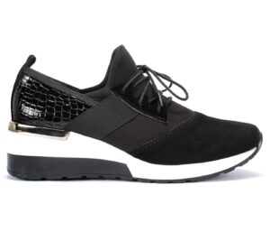 Women's black CARLA Domeno sneakers