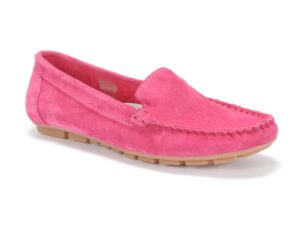 Women's fuxia SOFIA Domeno moccasins