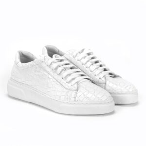 Baskets MARCELLO Domeno blanches pour hommes