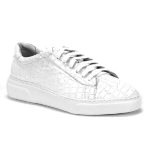 Baskets MARCELLO Domeno blanches pour hommes