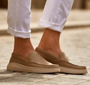 KEVIN Domeno men's leather moccasins
