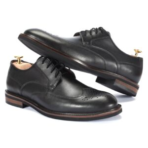 Zwarte herenbrogues RICHARD Domeno