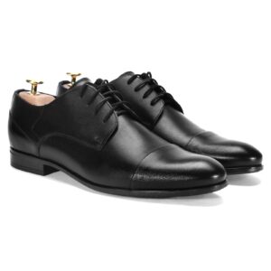 Zwarte halve schoenen 3586 Domeno