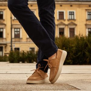Мужские бежевые полуботинки GRACJAN Domeno
