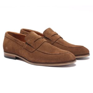 Men's brown moccasins MAKSYM Domeno