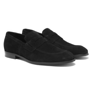 Men's black moccasins MAKSYM Domeno