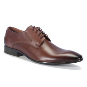 Brown KLEMENS Domeno formal half shoes