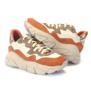 Domeno orange women's MARIETTA sneakers
