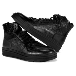 BENON Domeno bottes d'hiver en cuir pour hommes