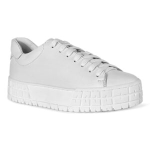 White women's LUNA Domeno sneakers