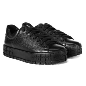 Black women's sneakersLUNA Domeno