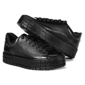 Black women's sneakersLUNA Domeno