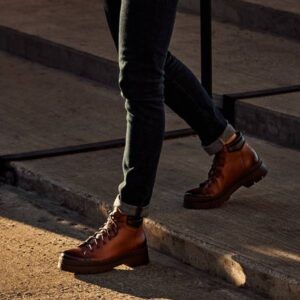 STEVE Domeno men's leather winter boots