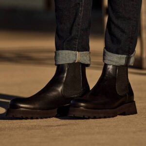 Men's leather boots CEZAR Domeno