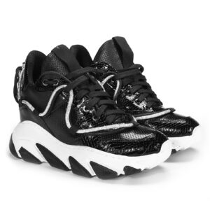 Women's black PERI Domeno sneakers