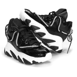 Women's black PERI Domeno sneakers