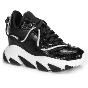 Women's black PERI Domeno sneakers