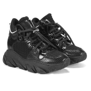 Women's black GIULIA Domeno sneakers