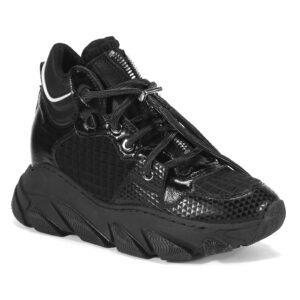 Women's black GIULIA Domeno sneakers