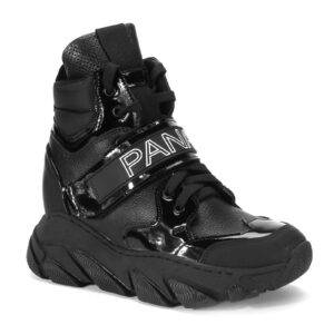 Black women's CINDY Domeno sneakers