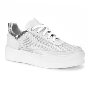 White women's DALIA Domeno sneakers