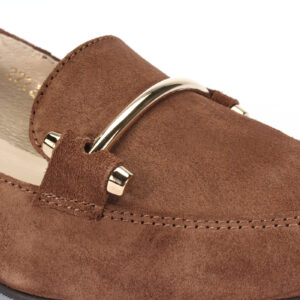 Brown KAMA Domeno moccasins