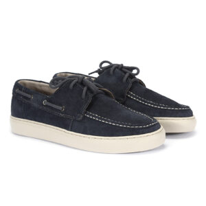 Navy blue BASTIAN Domeno half shoes