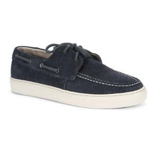 Navy blue BASTIAN Domeno half shoes