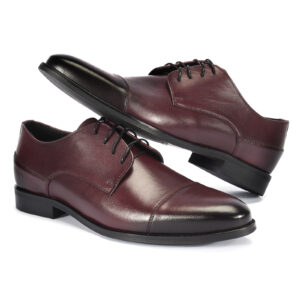 Maroon HANS Domeno halve schoenen