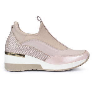 Pink women's INGRID Domeno sneakers