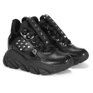 Black women's MERCI Domeno sneakers