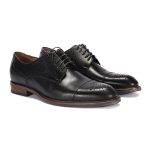 Zwarte halve schoenen 4794 Domeno
