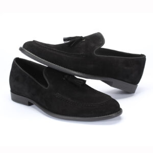 Men's black CYRUS Domeno moccasins
