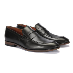 Black men's moccasins IWO Domeno