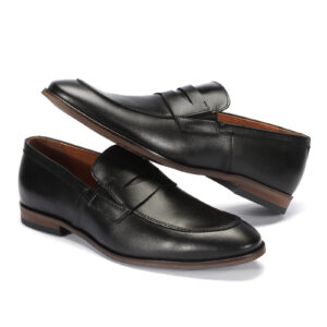 Black men's moccasins IWO Domeno