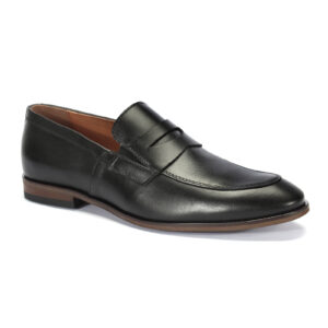 Black men's moccasins IWO Domeno