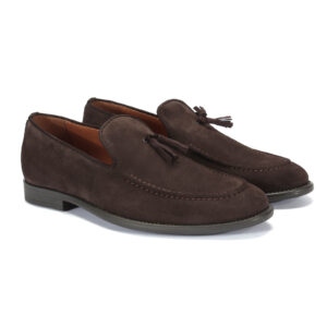 Brown moccasins for men CYRUS Domeno