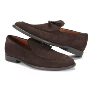 Brown moccasins for men CYRUS Domeno